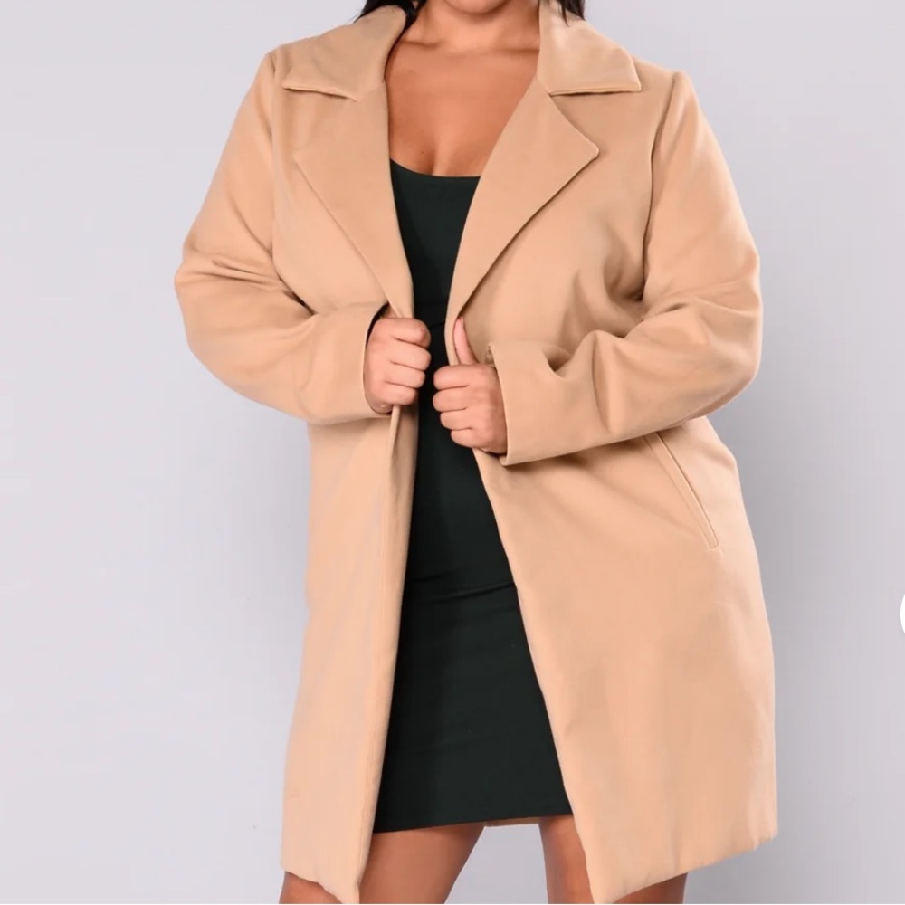 Fashion Nova Classic Tan Trench Coat